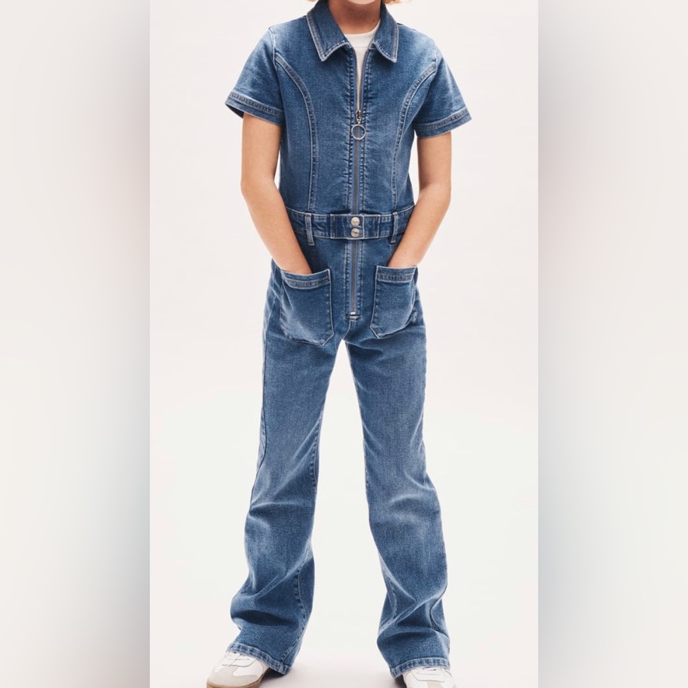 Zara denim jumpsuit